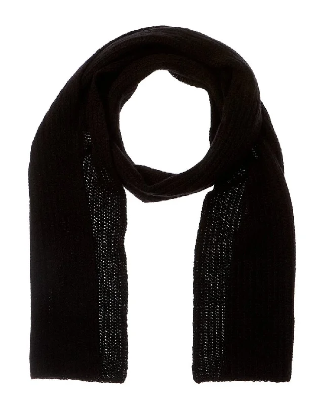 Scarves with unique textures -Portolano Racking Stitch Cashmere Scarf