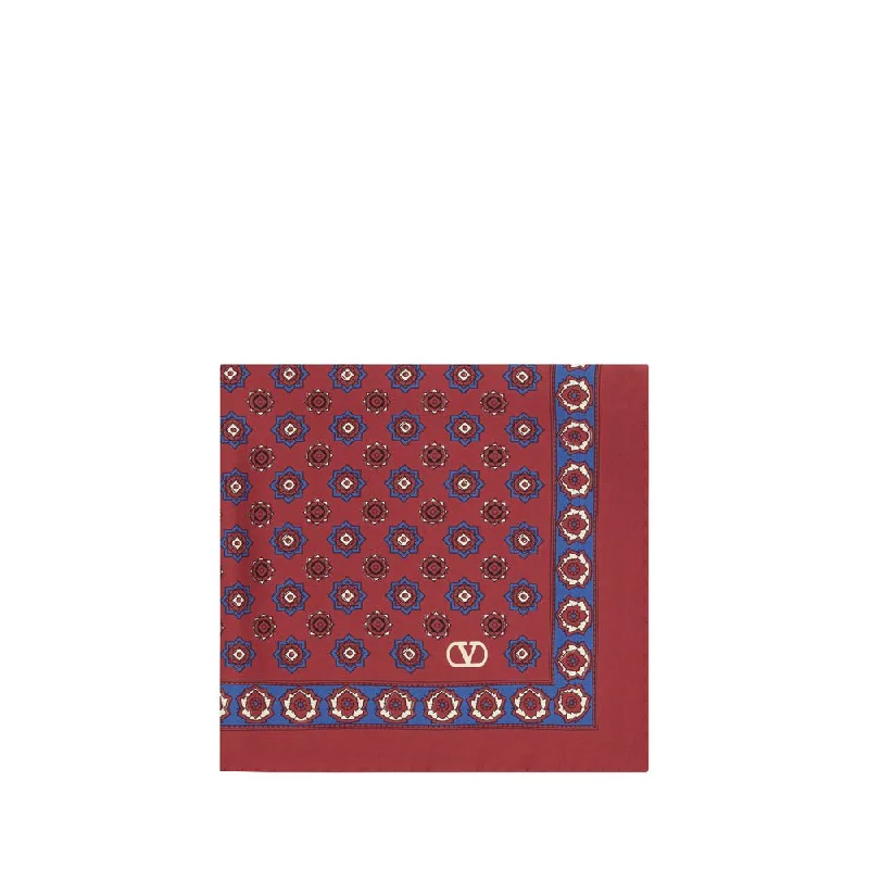 Mens Scarf Hypoallergenic-Valentino Garavani Silk Men's Scarf