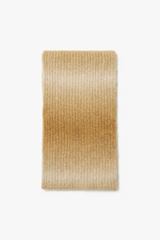 Scarves in snug materials -ALPACA SCARF TAN