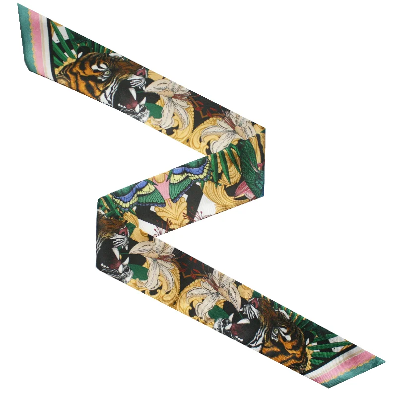 Neck Scarves high quality-The Baroque Tiger Twilly Scarf [Preorder]