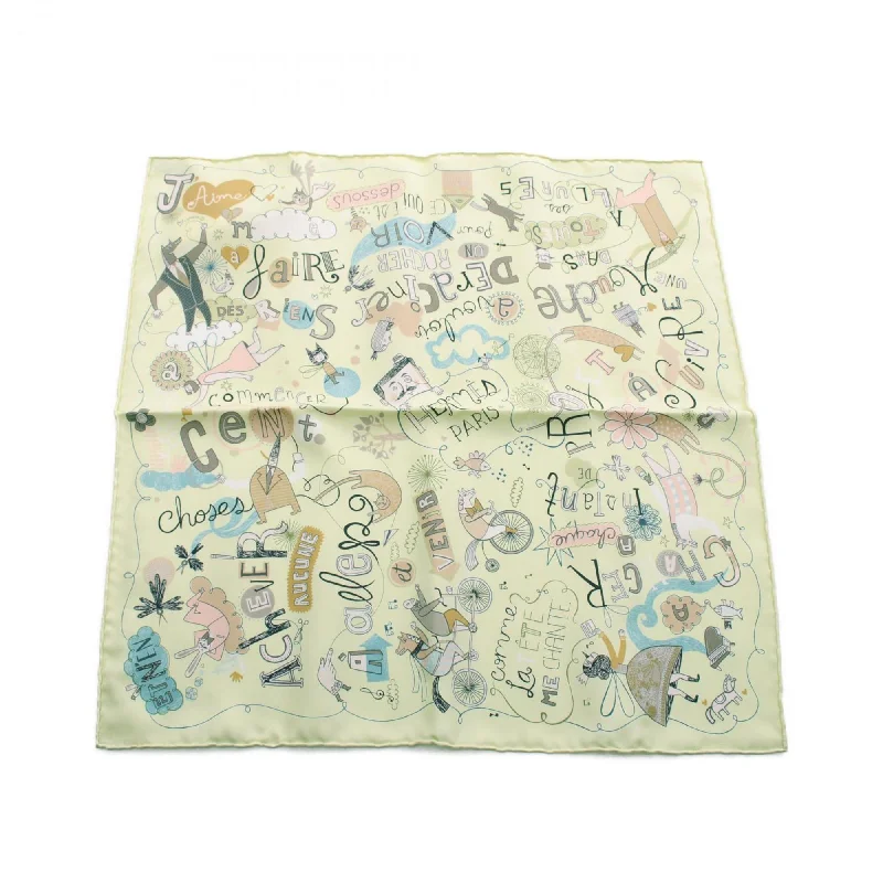 Scarves with delicate lace -Hermes   Silk Scarf (Pre-Owned)