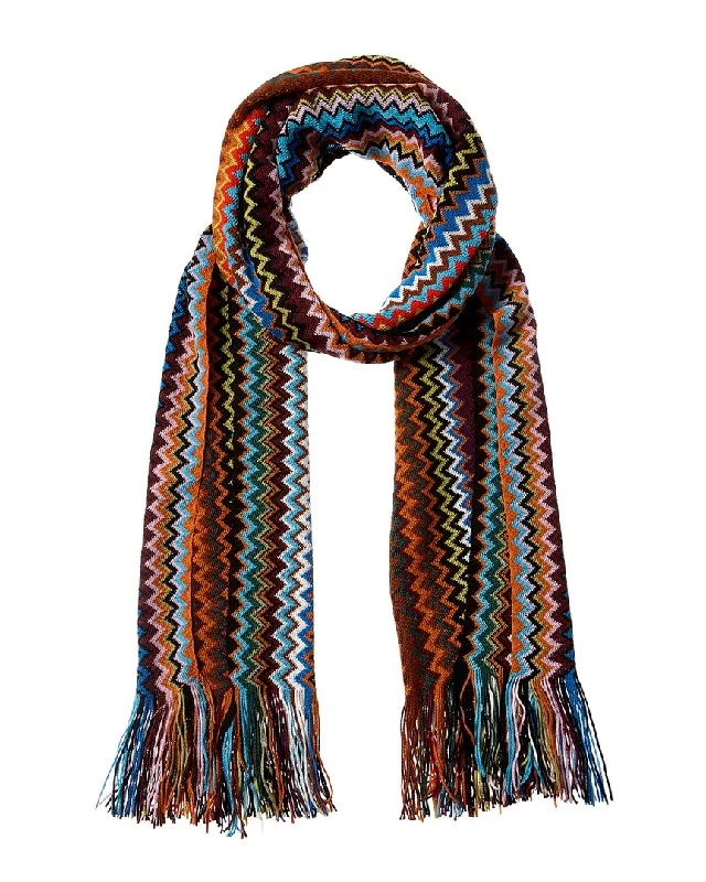 Scarves with paisley designs -Missoni Wool-Blend Scarf