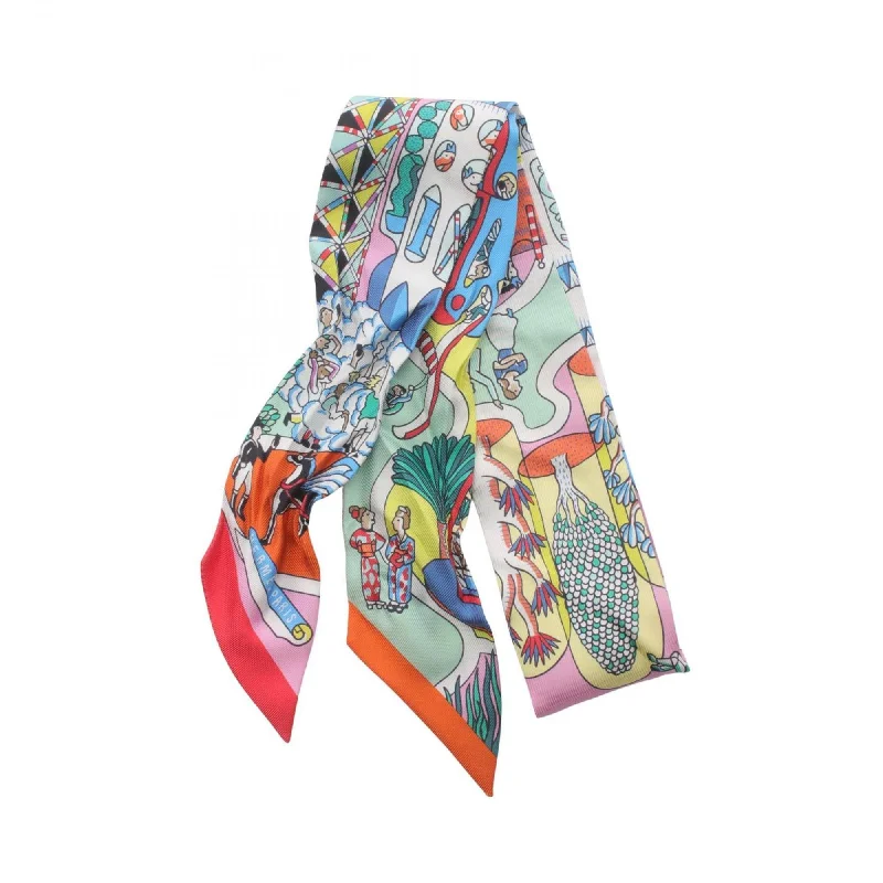 Scarves with jungle patterns -Hermes  Silk Scarf (Pre-Owned)