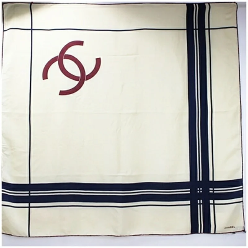 Scarves with handcrafted details -Chanel  Silk Scarf (Pre-Owned)