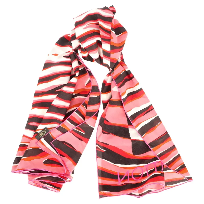 Scarves for weekend getaways -Louis Vuitton Zebra Print Scarf in Multicolor Silk