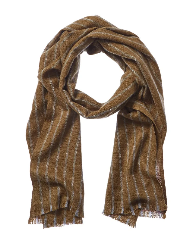 Scarves with floral accents -Portolano Cashmere Scarf