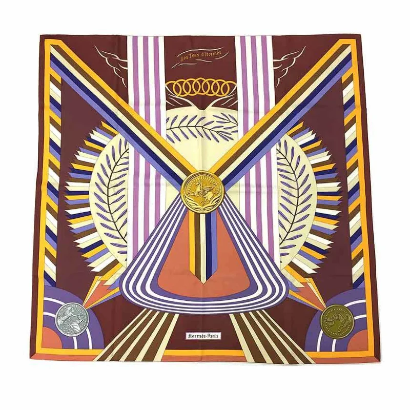 Scarves for winter layering -Hermes  Silk Scarf (Pre-Owned)