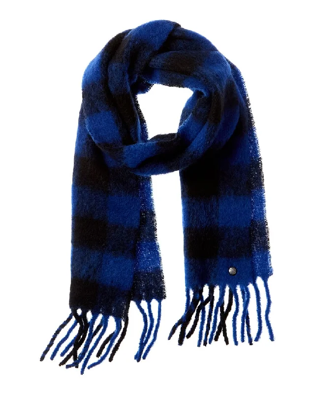 Scarves with detailed weaves -rag & bone Shire Buffalo Alpaca-Blend Scarf