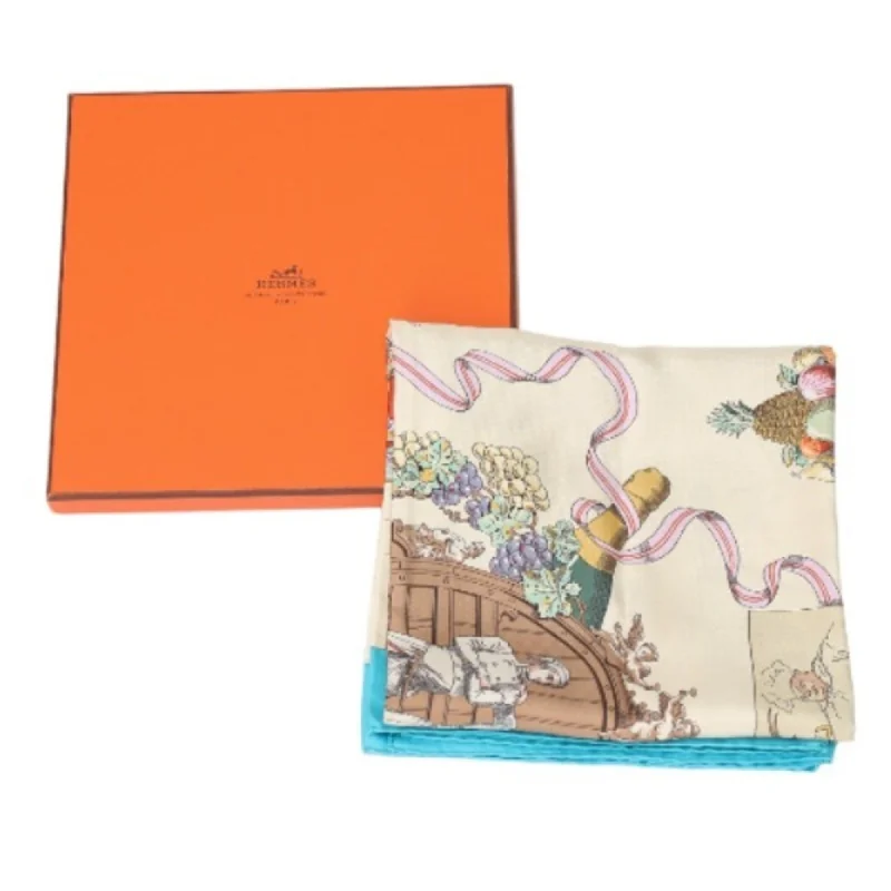 Scarves for travel must-haves -Hermes  Silk Scarf (Pre-Owned)