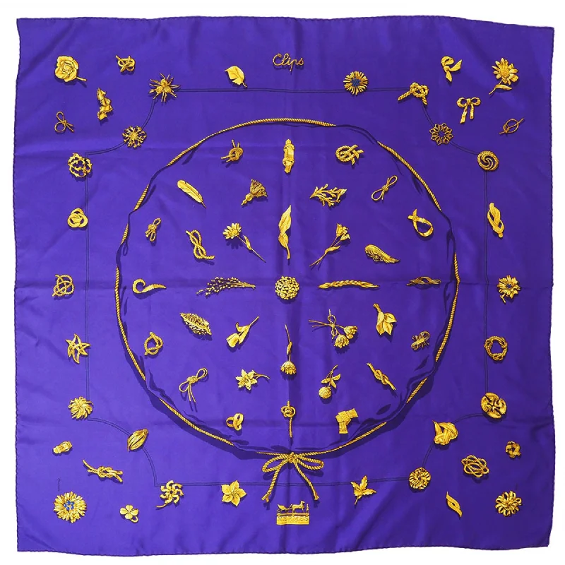 Scarves with swirl designs -Hermes  Silk Scarf (Pre-Owned)