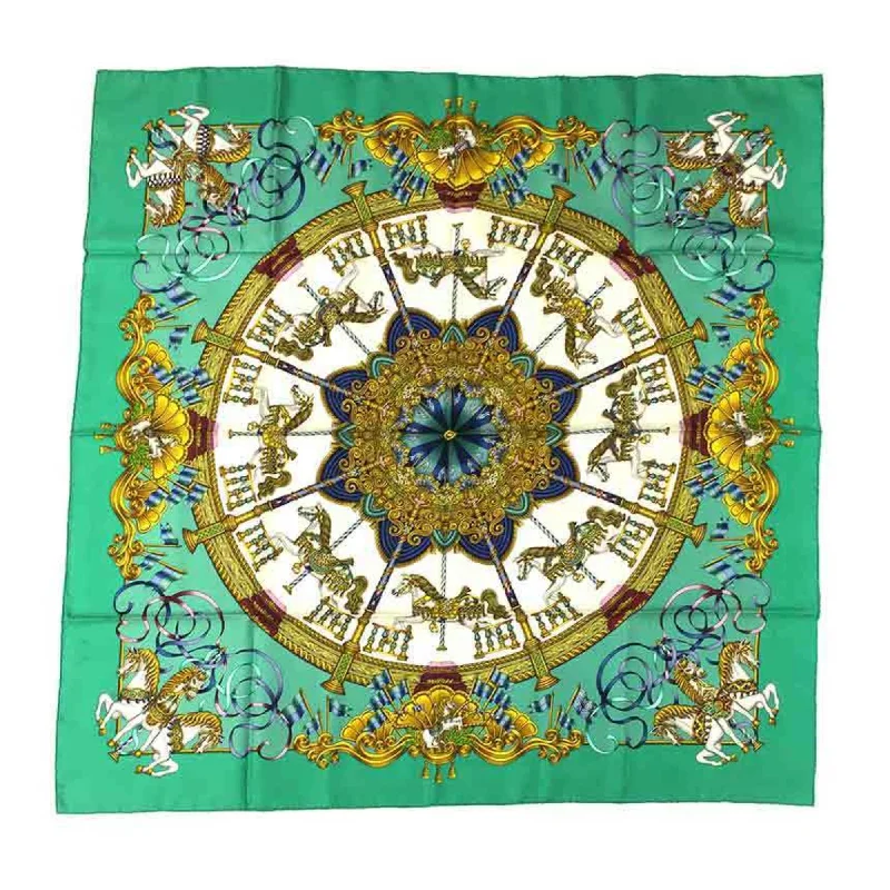 Scarves in hip patterns -Hermes  Silk Scarf (Pre-Owned)