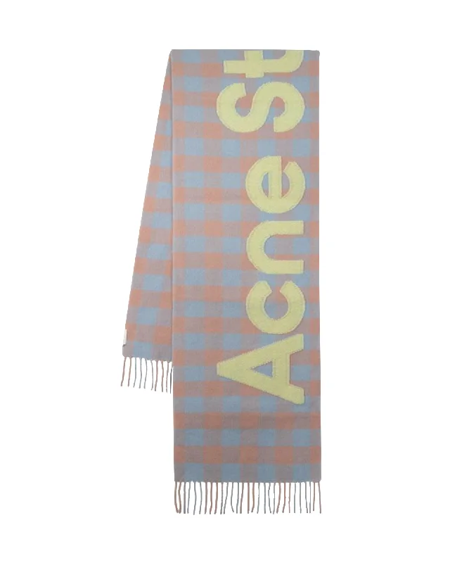 Scarves in classic wool -Veda Scarf - Acne Studios - Wool - Beige/Green