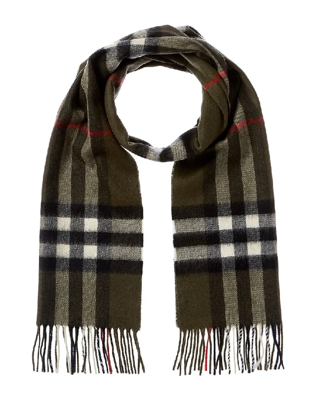 Scarves for weddings -Burberry Wide Check Cashmere Scarf