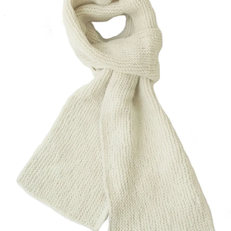 Scarves for night walks -Roam Scarf In White