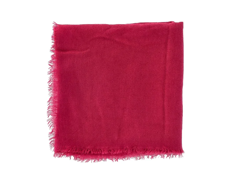 Scarves in great quality -Gucci Fringed Scarf in Pink Cotton