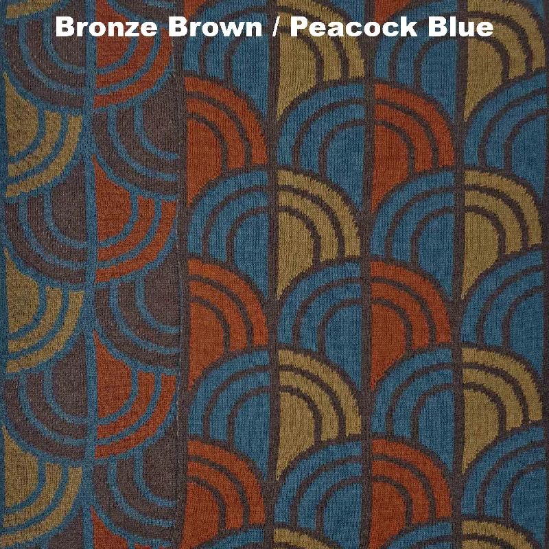 Bronze Brown / Peacock Blue