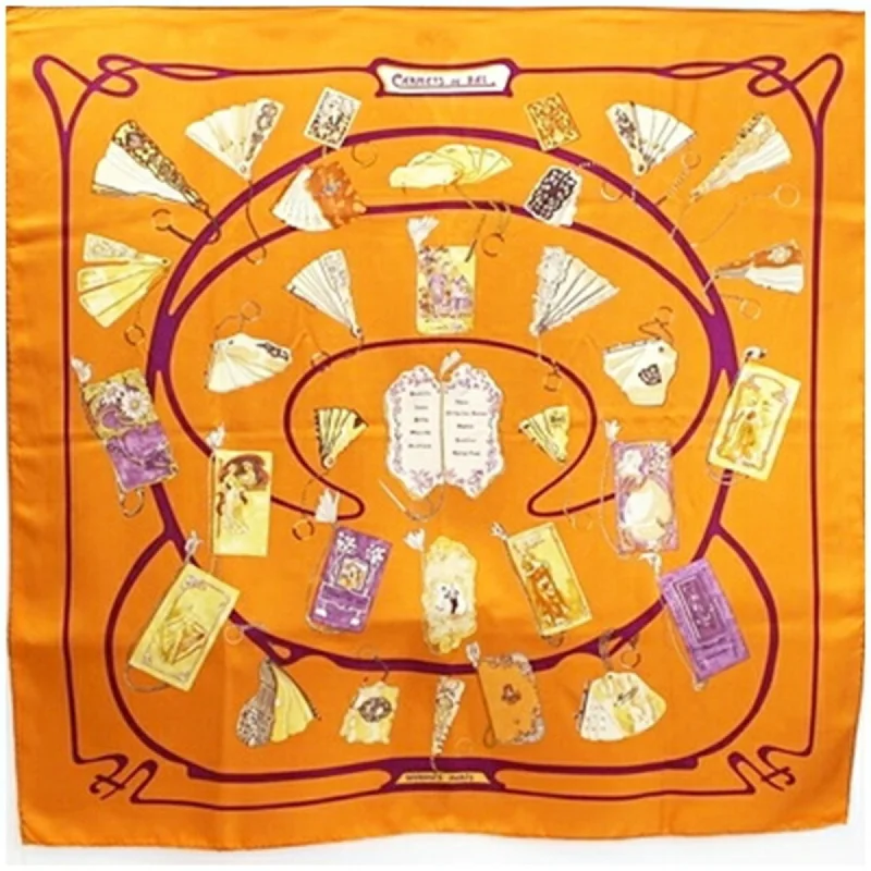 Scarves with traditional motifs -Hermes  Silk Scarf (Pre-Owned)