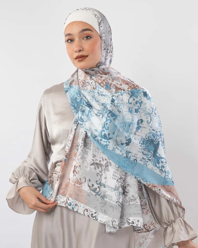 Scarves for special occasions -Printed Satin Scarf