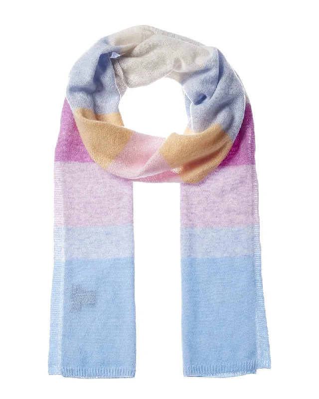 Scarves for road trips -Hannah Rose Festive Slope Cashmere Scarf