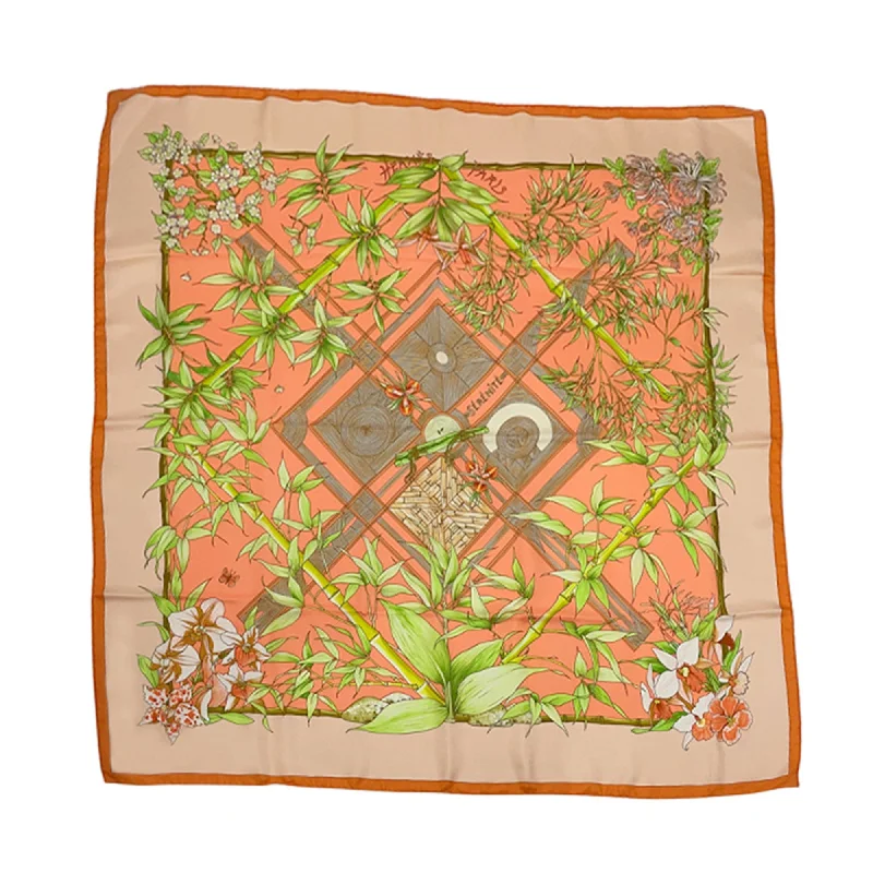 Scarves with wide stripes -Hermes  Silk Scarf (Pre-Owned)