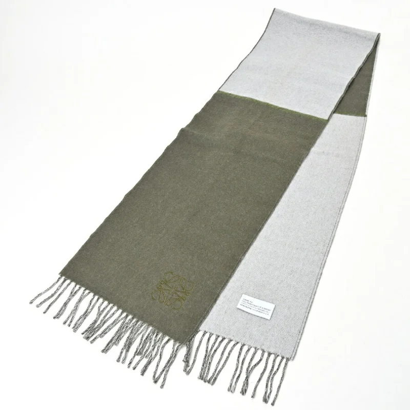 Scarves with soft fringes -Loewe   Wool Cashmere Scarf (Pre-Owned)