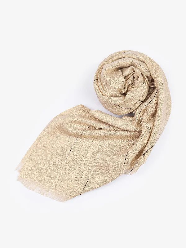 Shawls with knitted fringe-Dyed Viscose Scarf