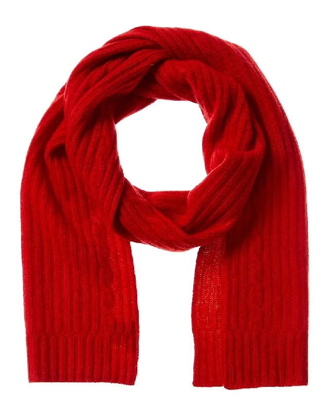 Scarves for music festivals -Portolano Cable Cashmere Scarf