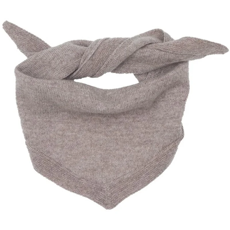 Scarves for fashionistas -HOLMM Toast Foty Cashmere Knit Scarf