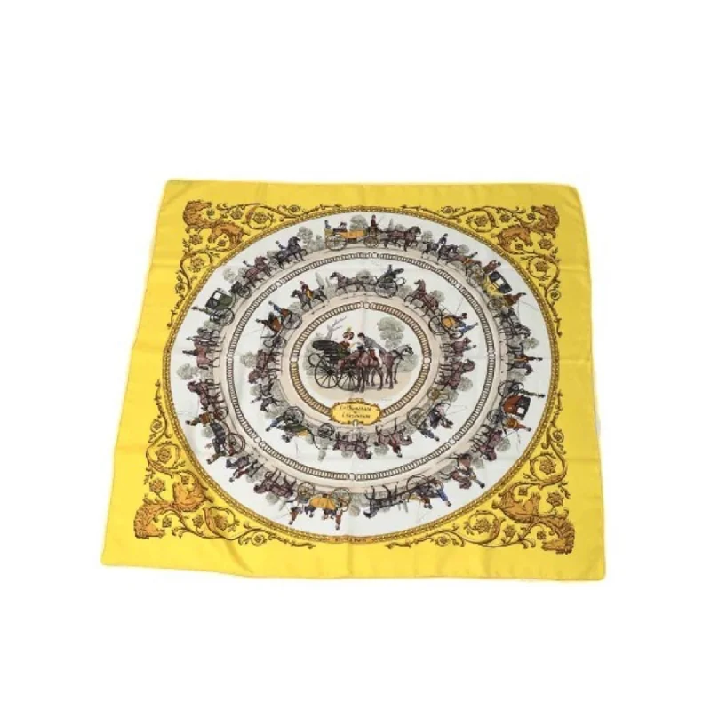 Scarves for mild weather -Hermes  Silk Scarf (Pre-Owned)