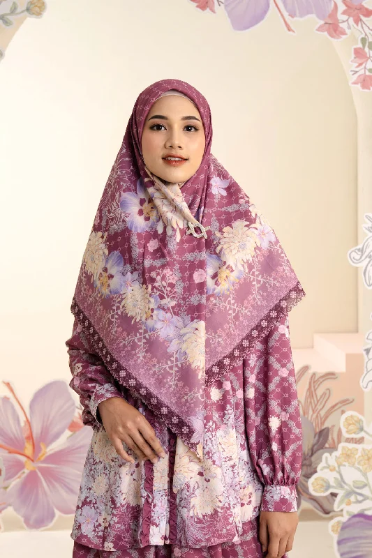 Neck Scarves classic beauty-Ariana Scarf Syar'i (Minor) Dreamy Pink