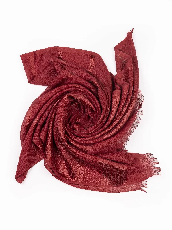 Shawls with silk accents-Dyed Viscose Scarf