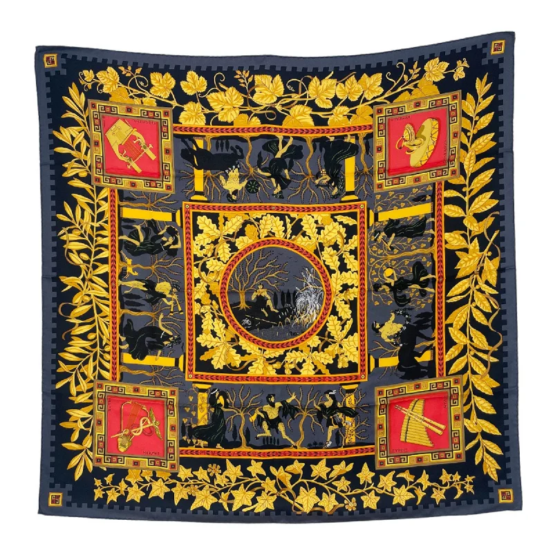 Scarves with odd prints -Hermes  Silk Scarf (Pre-Owned)