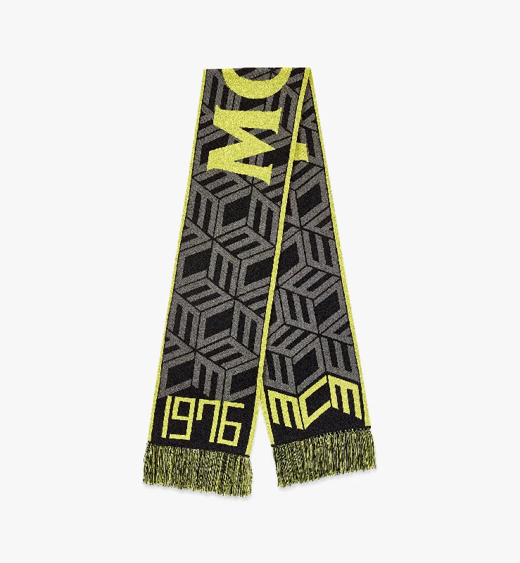 Mens Scarf Summer-Après-Ski Logo Wool Supporter Scarf