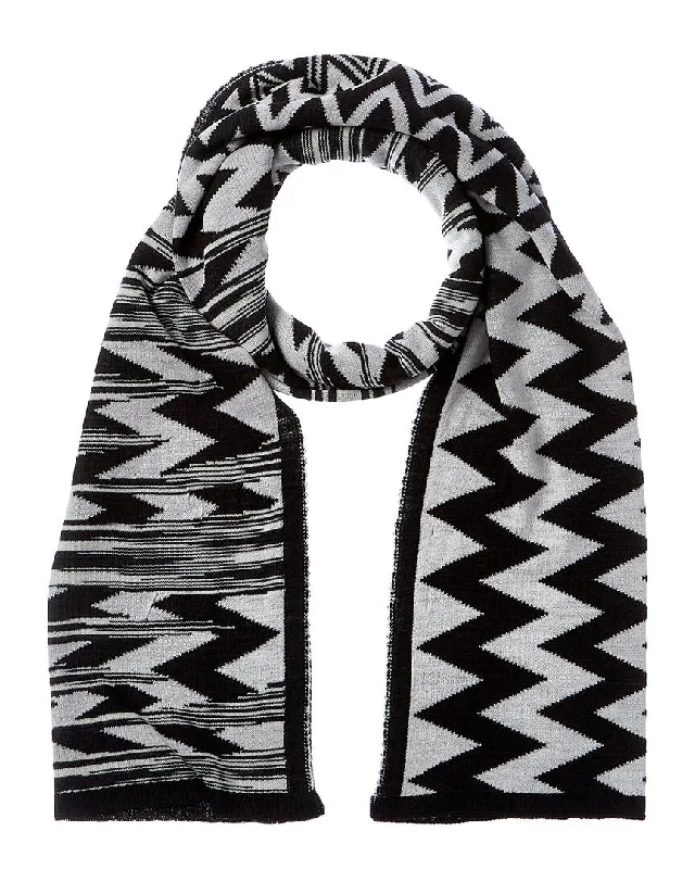 Scarves for casual elegance -Missoni Logo Wool-Blend Scarf