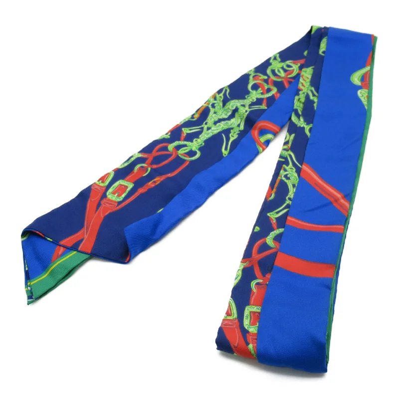 Scarves for minimalist wardrobes -Hermes  Silk Scarf (Pre-Owned)