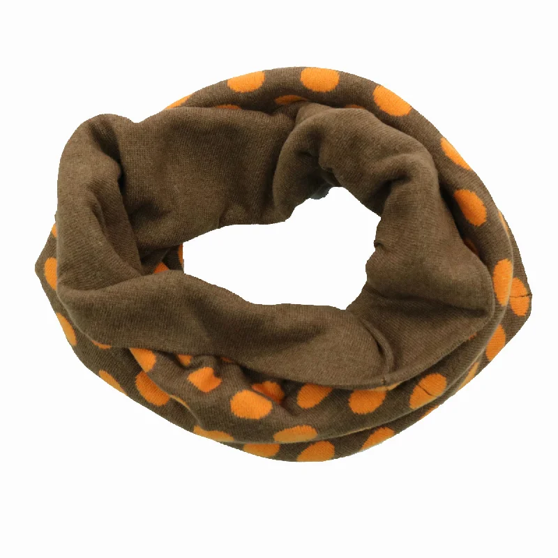 Scarves in eye-catching colors -Reversible Polka Dots Neck Warmer