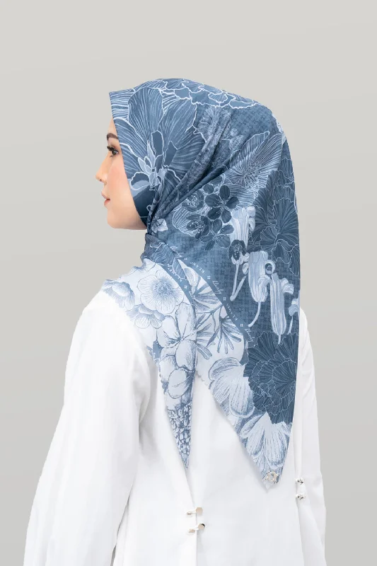 Neck Scarves thin-Azalea Scarf Marine