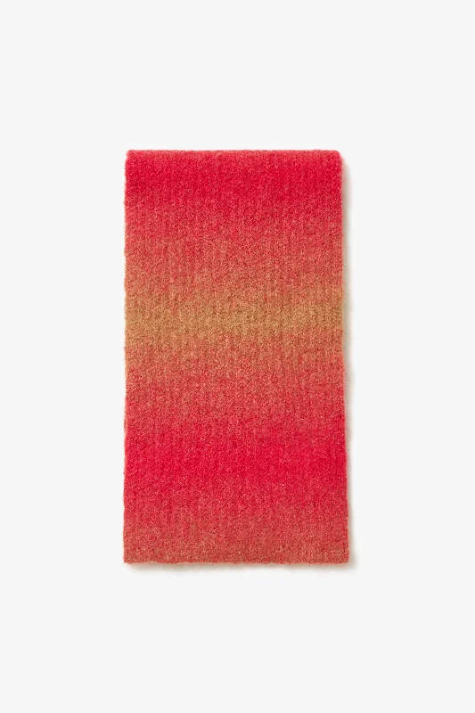 Scarves for relaxed days -ALPACA SCARF RED