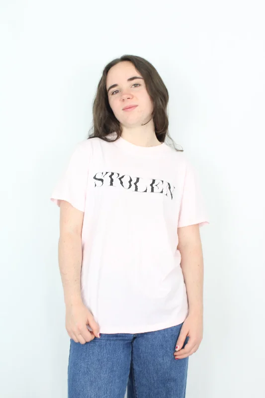 Scarves in elegant styles -Stolen Girlfriends Club - Wavy Text Logo Tee