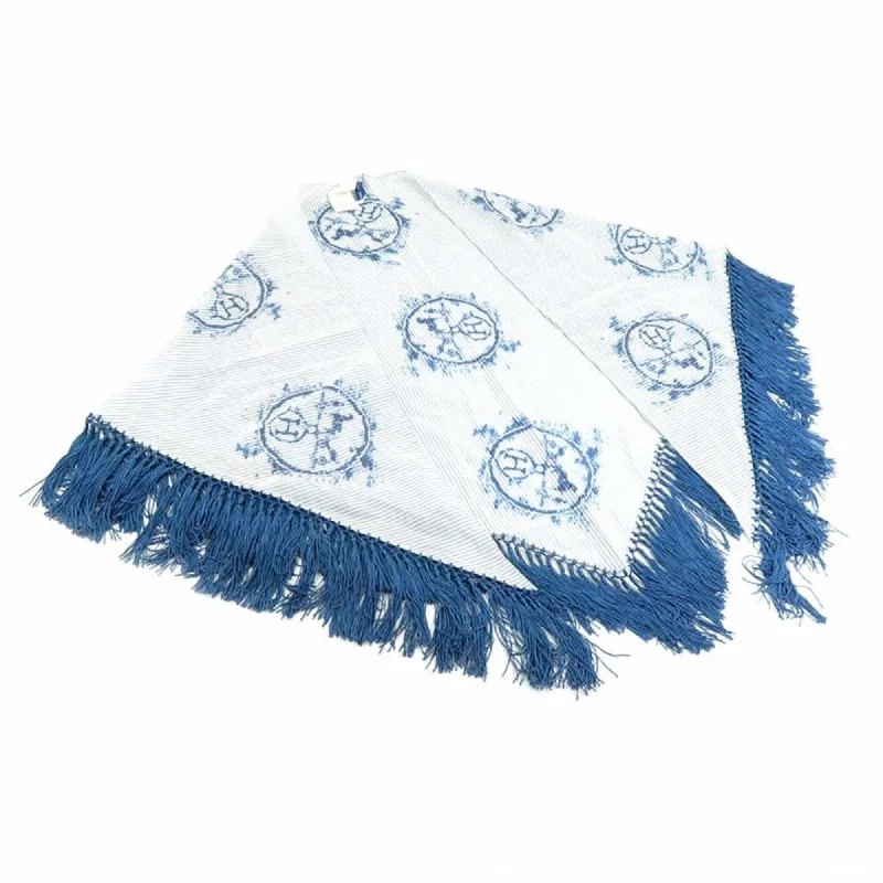 Scarves for urban fashion -Hermes blue  Cotton Rayon Scarf (Pre-Owned)