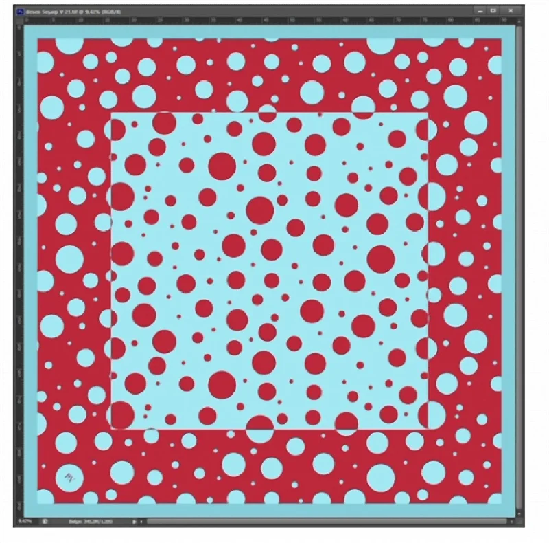 Scarves with handwoven designs -Rihanna Polka Dot Scarf In Aqua/red