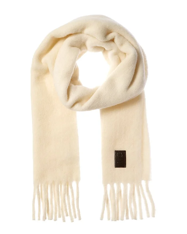 Scarves in breathable cotton -Ferragamo Wool-Blend Scarf