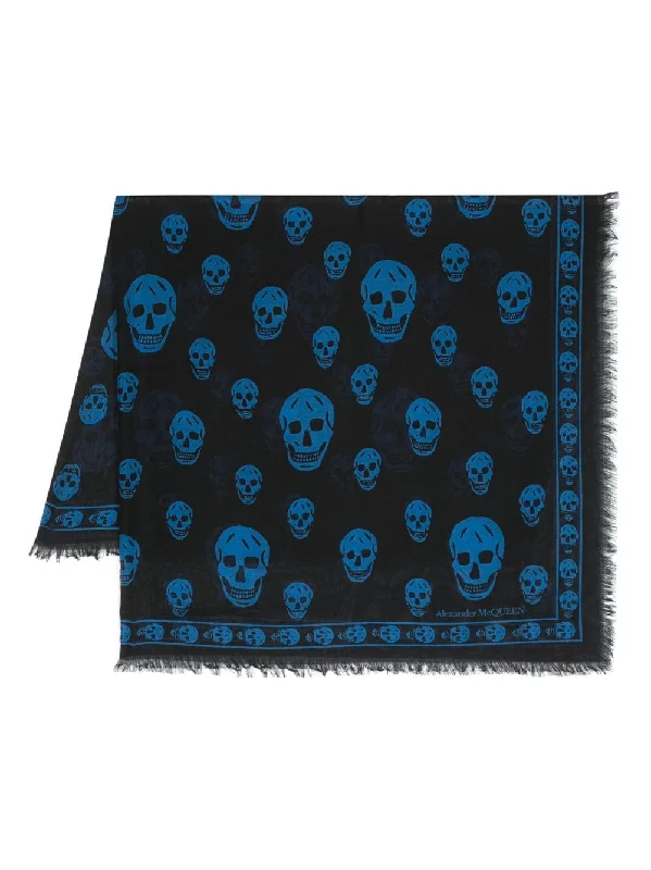 Mens Scarf Abstract-Alexander Mcqueen Men's Scarfs