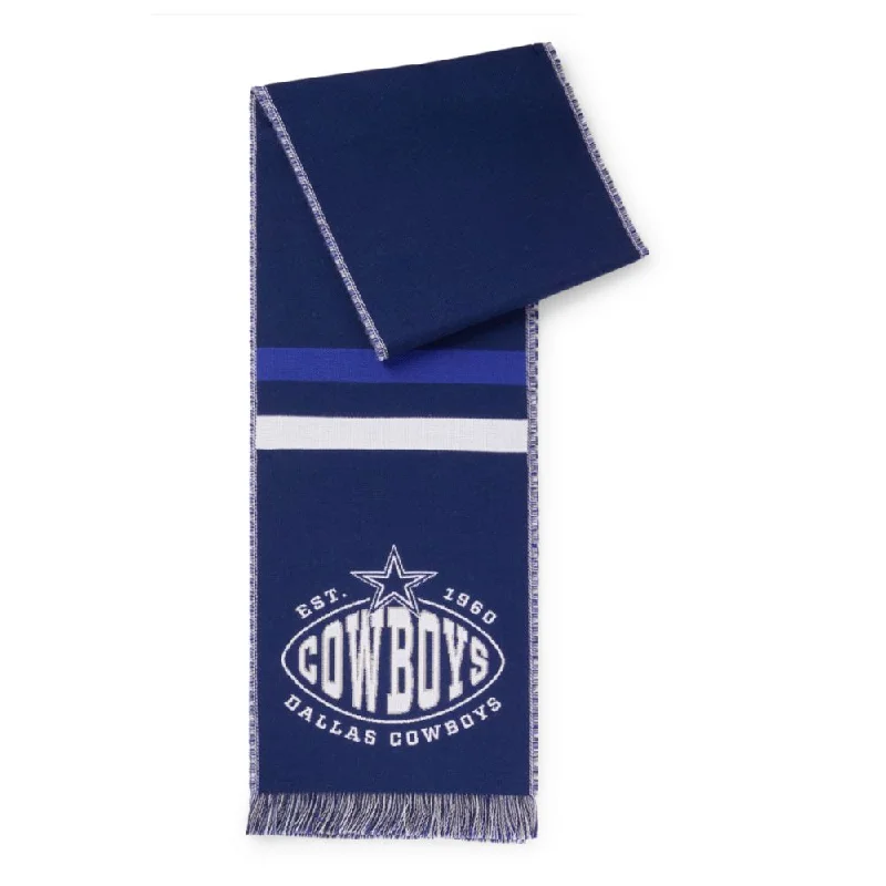 Mens Scarf Gradient-BOSS x NFL logo scarf with Dallas Cowboys branding