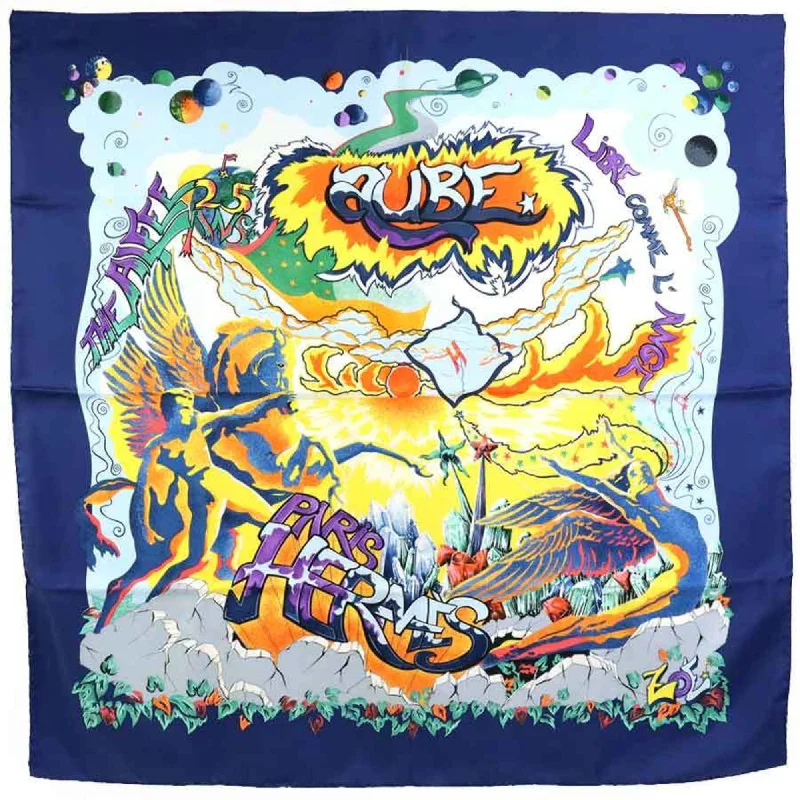 Scarves in eco-conscious materials -Hermes  Silk Scarf (Pre-Owned)