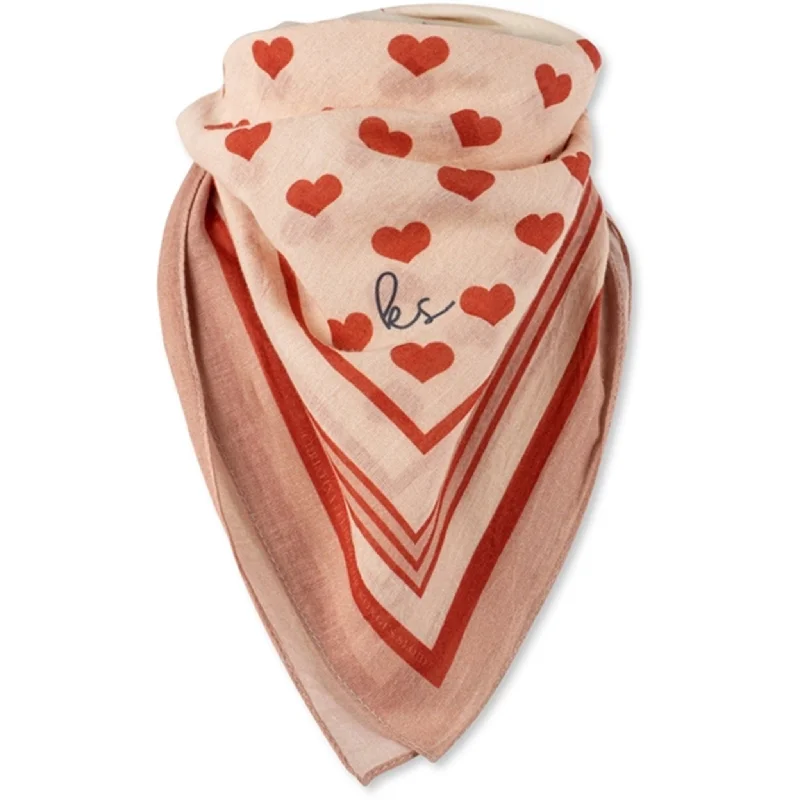 Scarves with tropical prints -Konges Sløjd Coeur Bandana