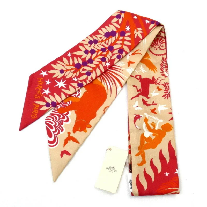 Scarves in budget-friendly options -Hermes  Silk Scarf (Pre-Owned)