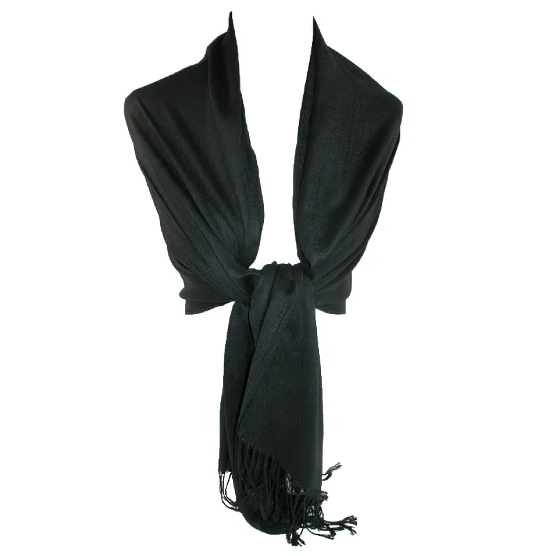 Scarves for stage costumes -Women's Classic Pashmina Wrap Scarf Shawl (Pack of 2)