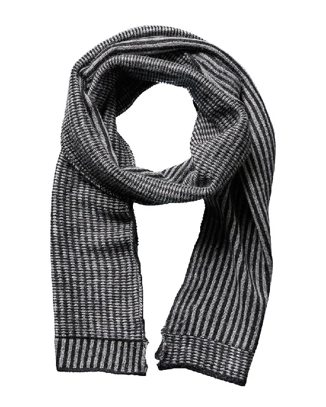 Mens Scarf Oversized-Portolano Men's Reversible Wool-Blend Scarf, os