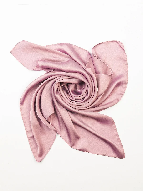 Shawls with cashmere tones-Dyed Silk Mini Scarf